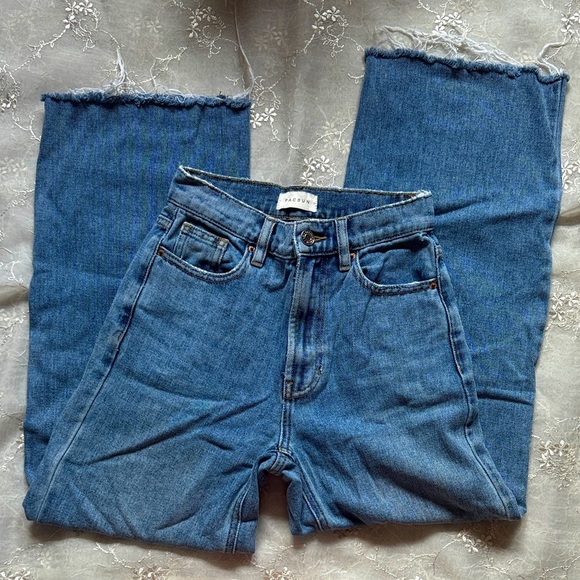 PacSun Denim - Pac Sun High Rise Crop Wide Leg Blue Jeans Size 22